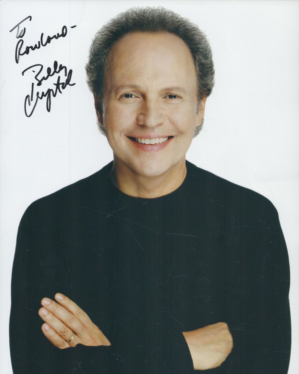 Lot 527: American Actor Billy Crystal signed 10 x 8...