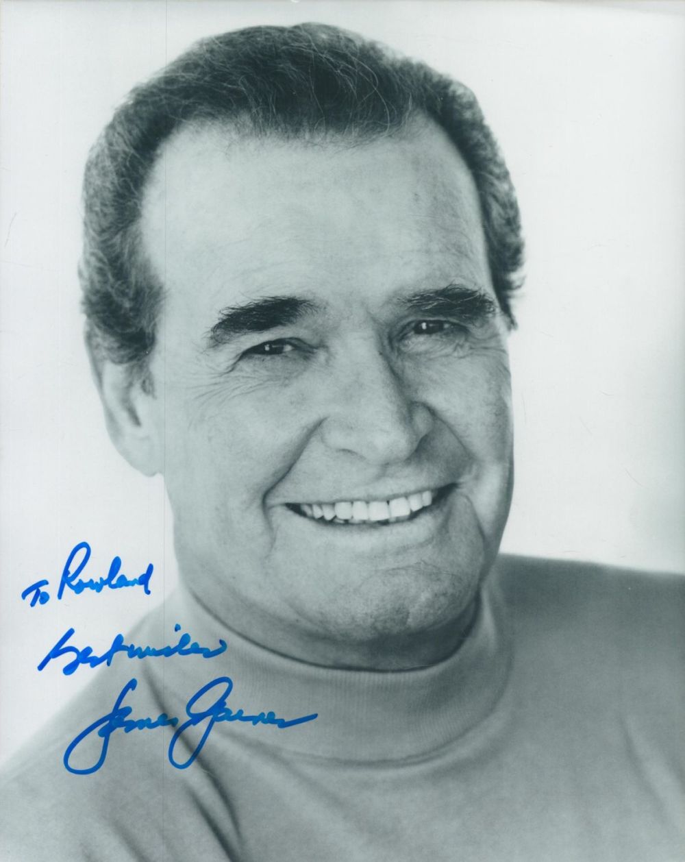 Lot 528: American Actor James Garner signed 10 x 8...