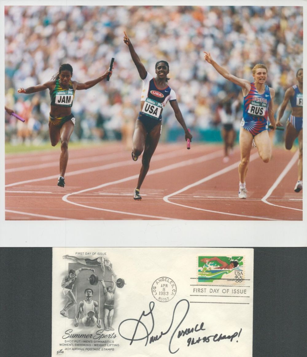 Lot 77: Athletics Gwen Torrance signed Summer Sports FDI PM...