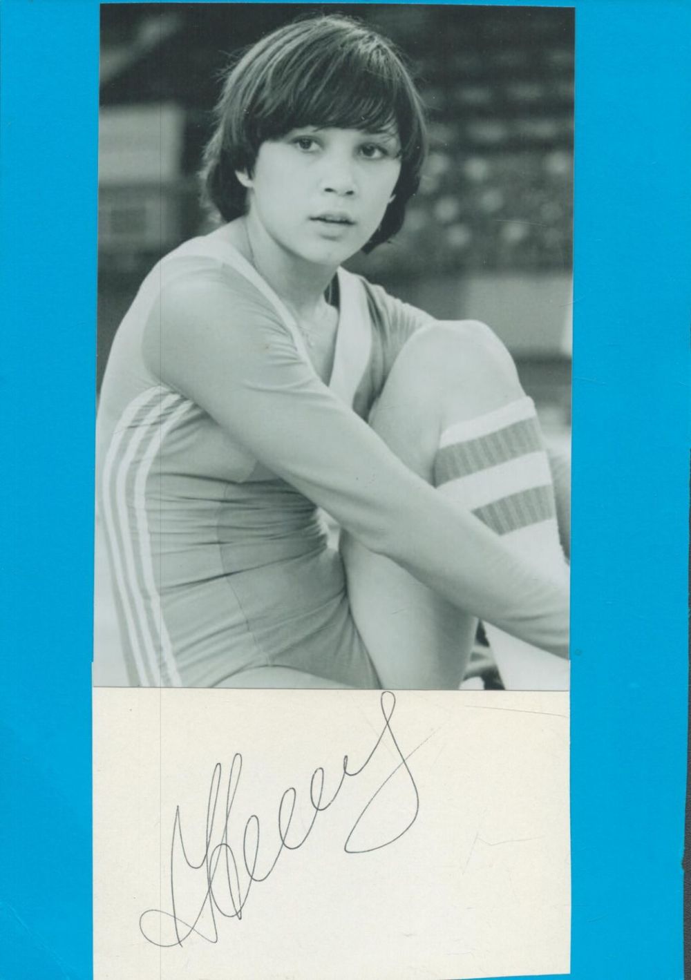Lot 154: Olympics Nellie Kim 8x6 inch signature includes signed...