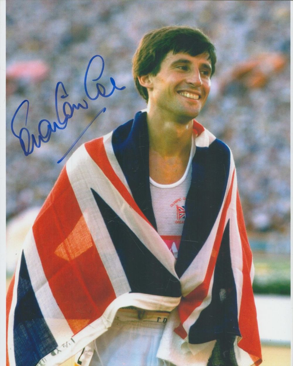 Lot 157: Athletics Sebastian Coe signed 10x8 inch colour photo....