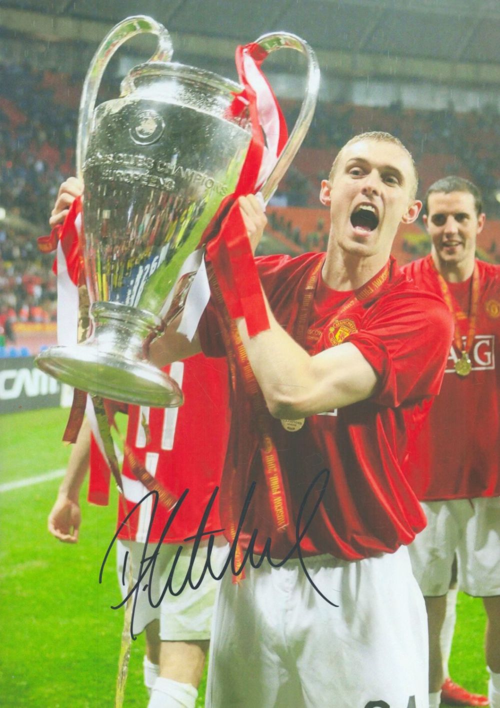 Lot 290: Football Darren Fletcher signed 12x8 inch Manchester United...