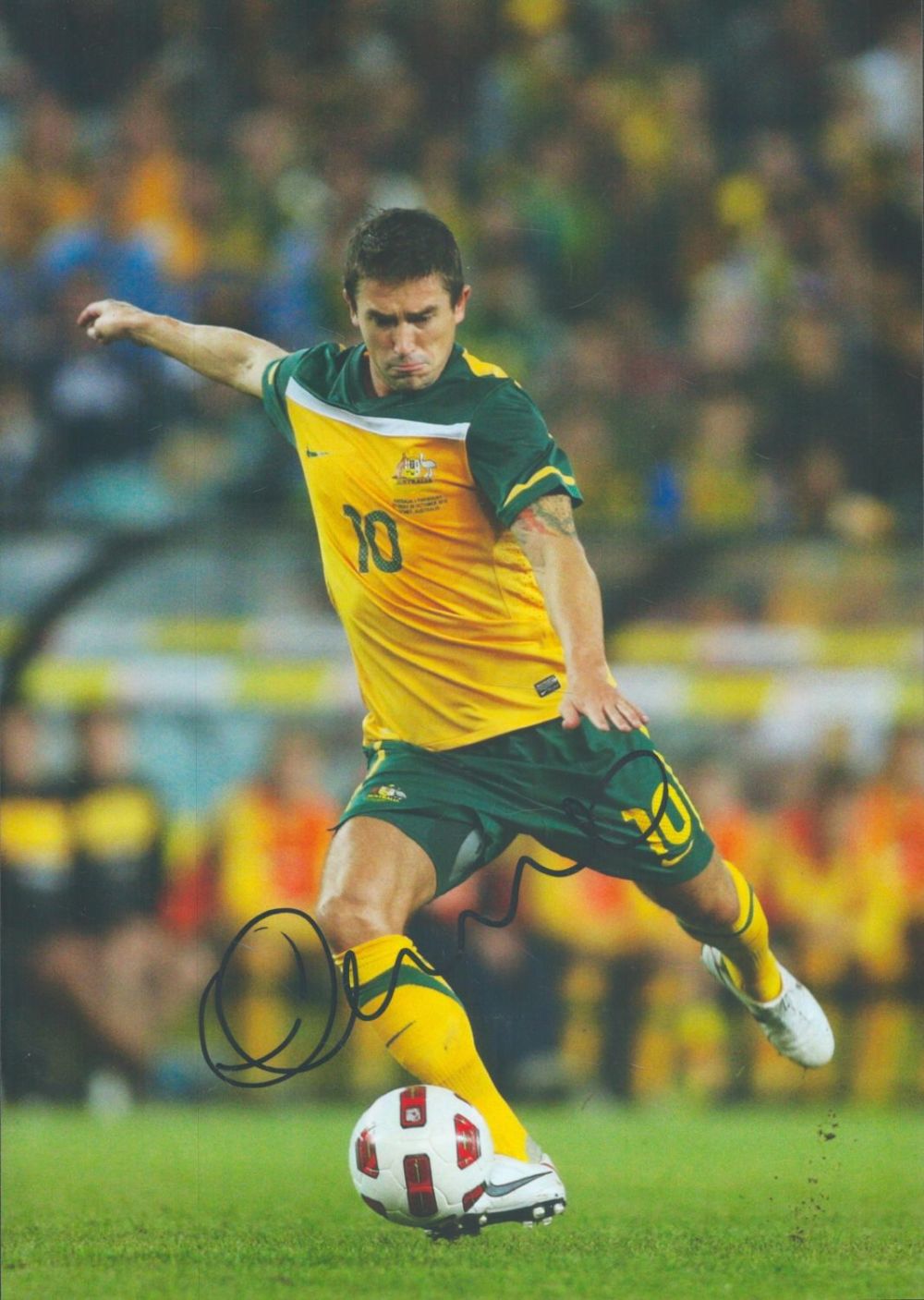 Lot 310: Football Harry Kewell signed 12x8 inch colour photo...