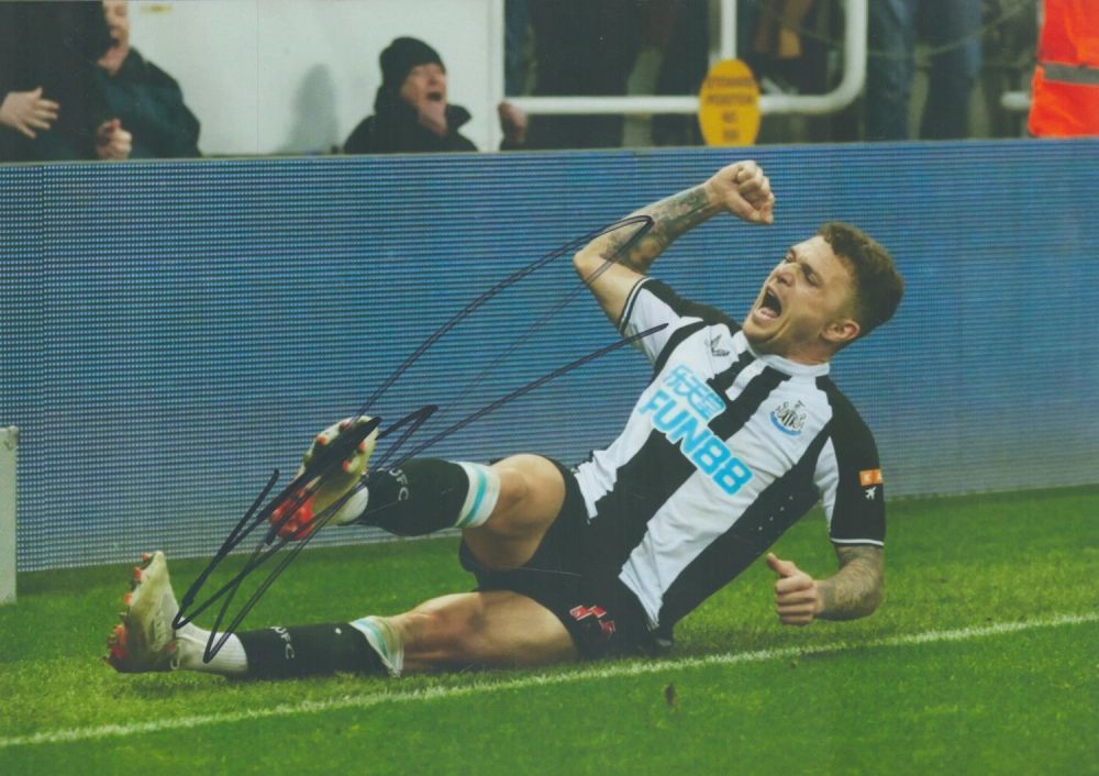 Lot 317: Football Kieran Trippier signed 12x8 inch Newcastle United...