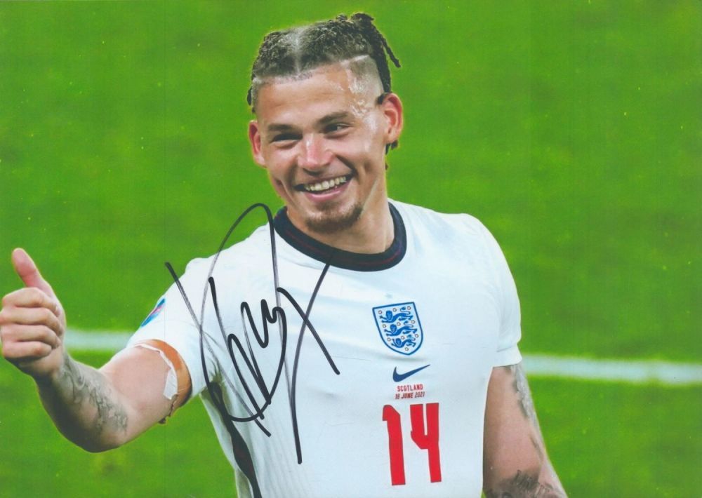 Lot 321: Football Kalvin Phillips signed 12x8 inch colour photo...
