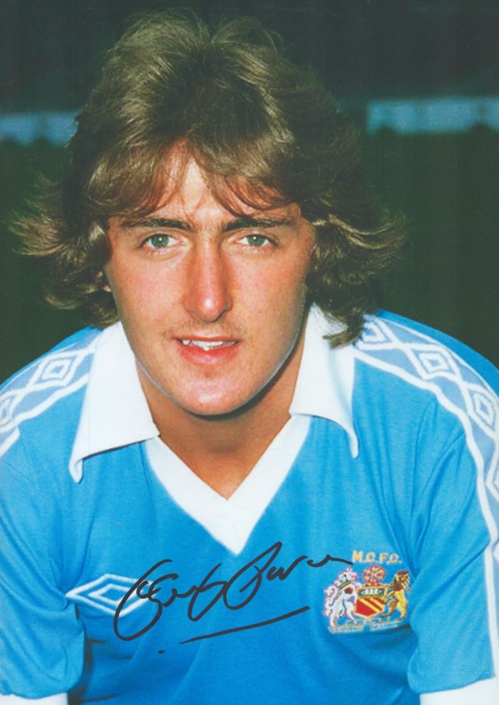 Lot 322: Football Gary Owen signed Manchester City 12x8 inch...