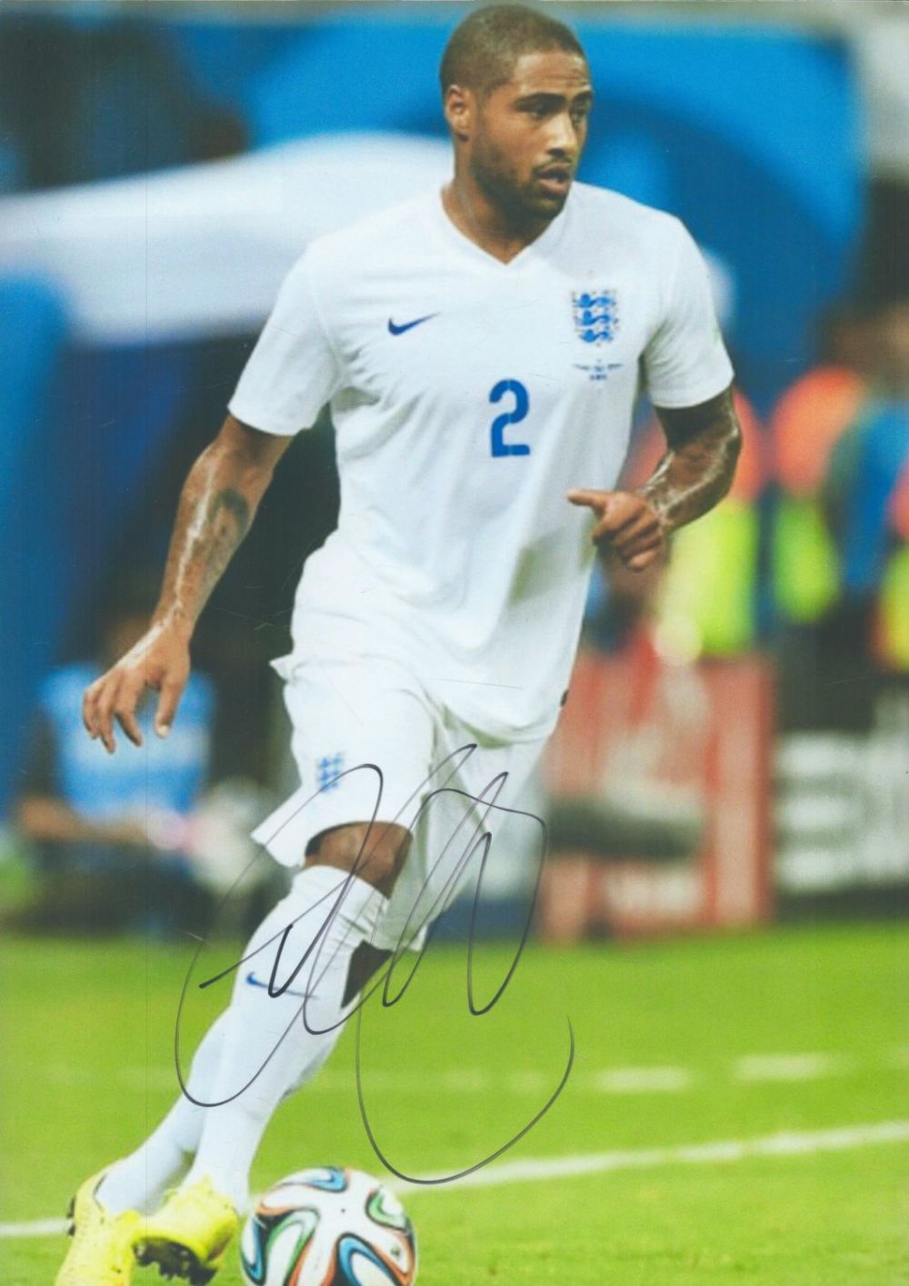 Lot 333: Football Glen Johnson signed 12x8 inch colour photo...