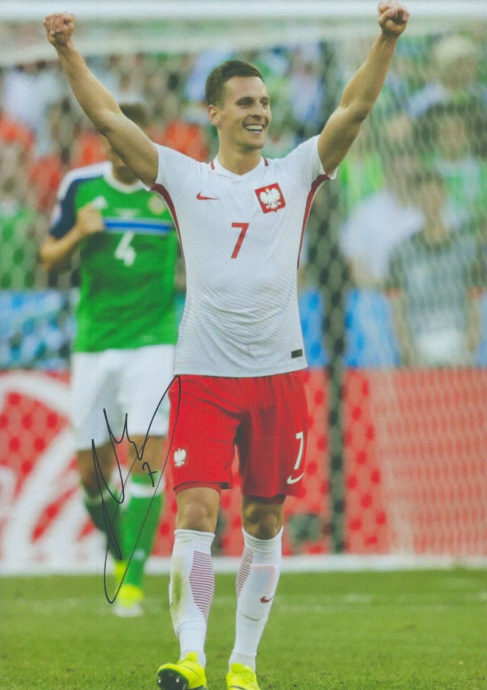 Lot 341: Football Arkadiusz Milik signed 12x8 inch colour photo...