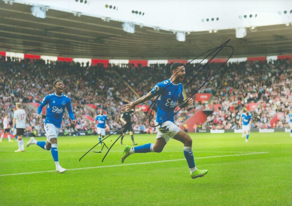 Lot 384: Football Dwight McNeil signed 12x8 inch colour photo...