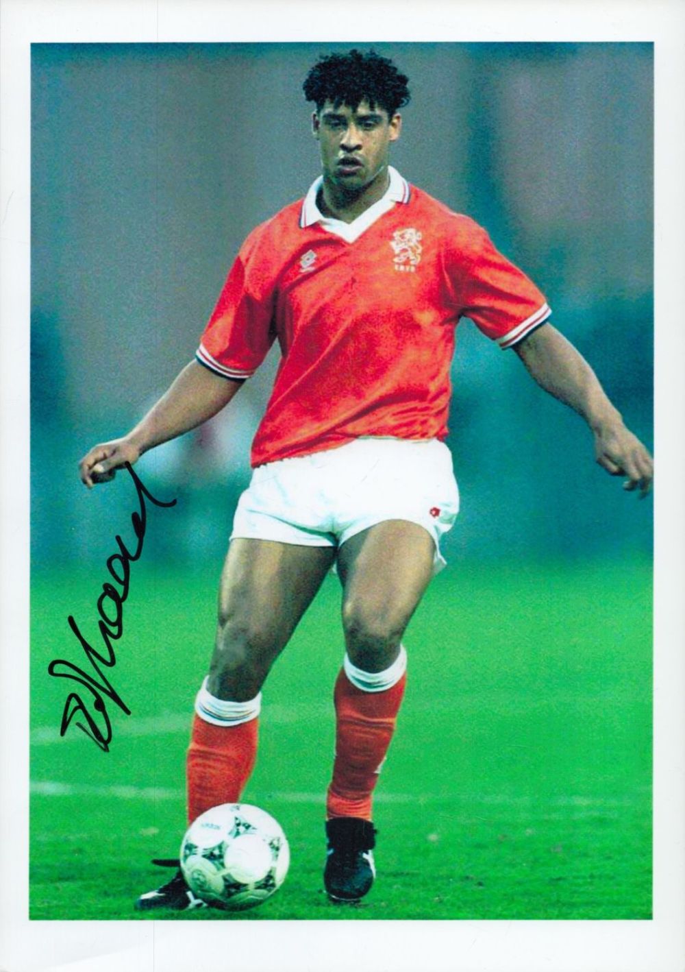 Lot 434: Football Frank Rijkaard signed 12x8 inch colour photo...