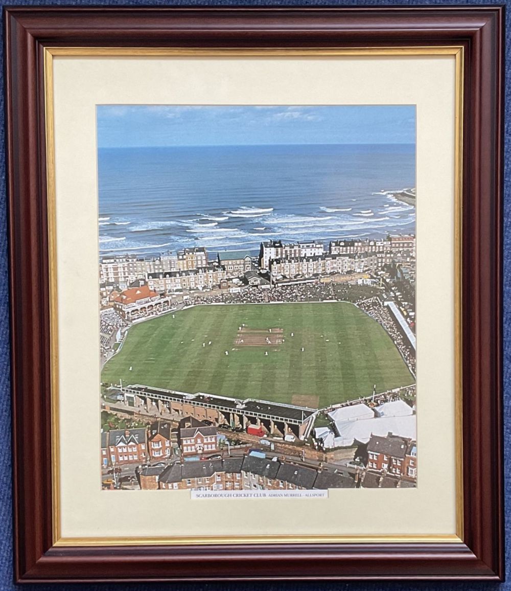 Lot 608: Cricket. Large Photo Showing Scarborough Cricket Club by...