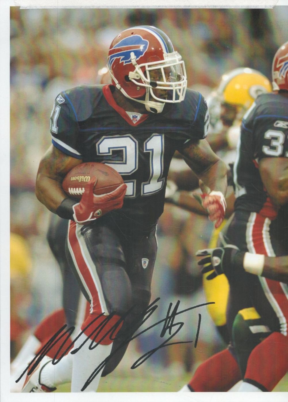 Lot 658: American Football Willis McGahee signed Buffalo Bills 12x8...