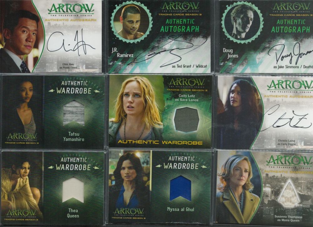 Lot 173: Trading cards Eureka 10 x signatures includes Matt...