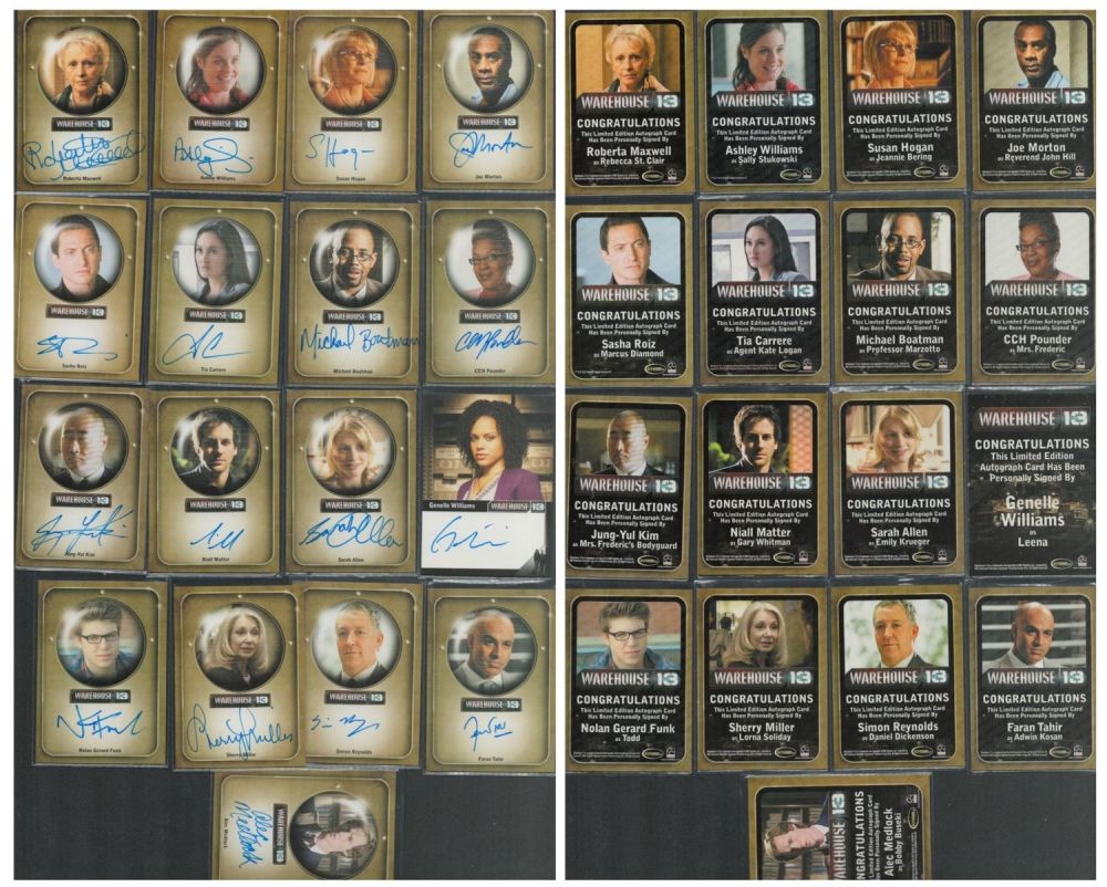 Lot 184: Trading cards Walking Dead 21 x signatures include...