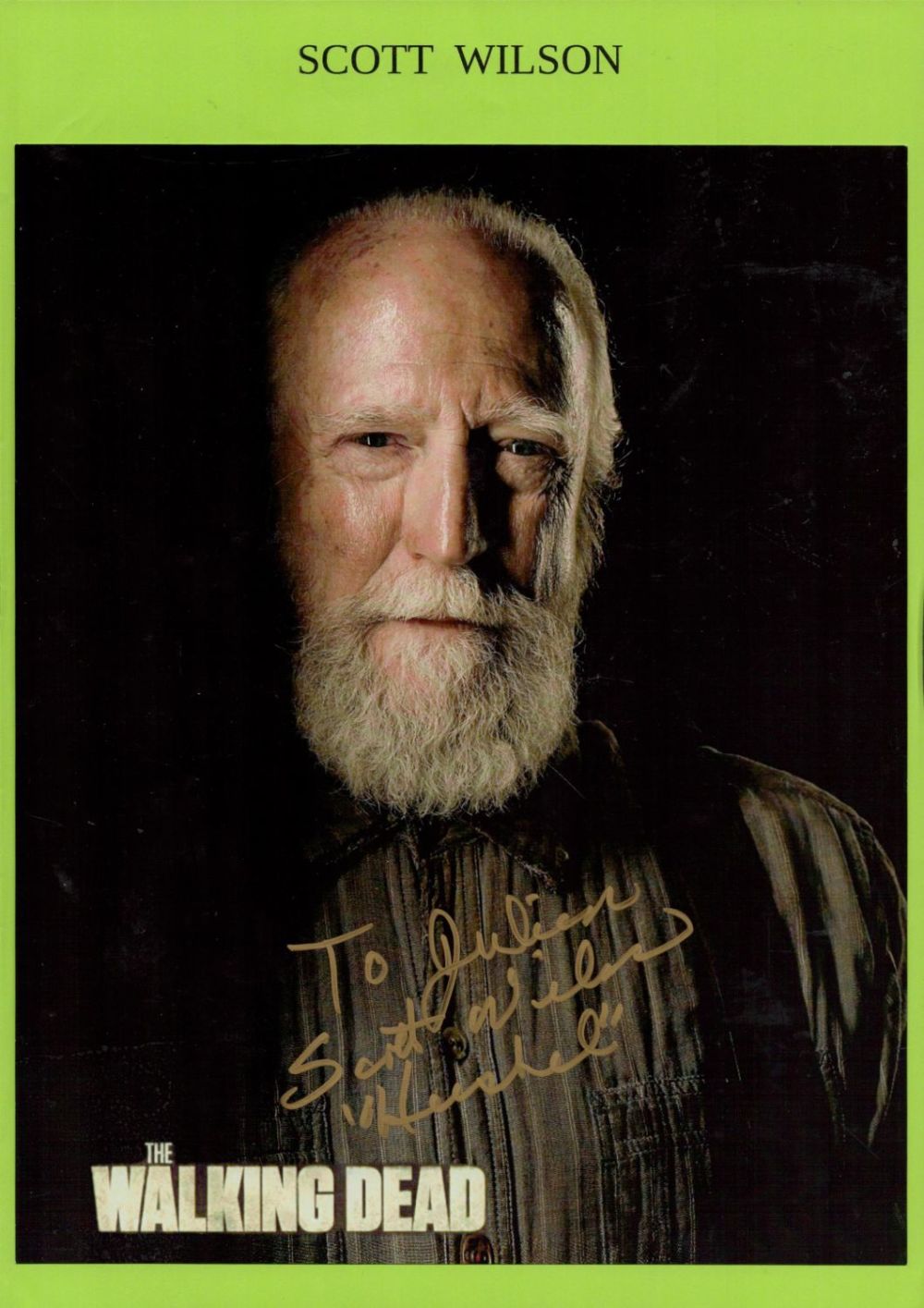 Lot 192: Mark Ryan signed colour photo. Dedicated. British Actor...