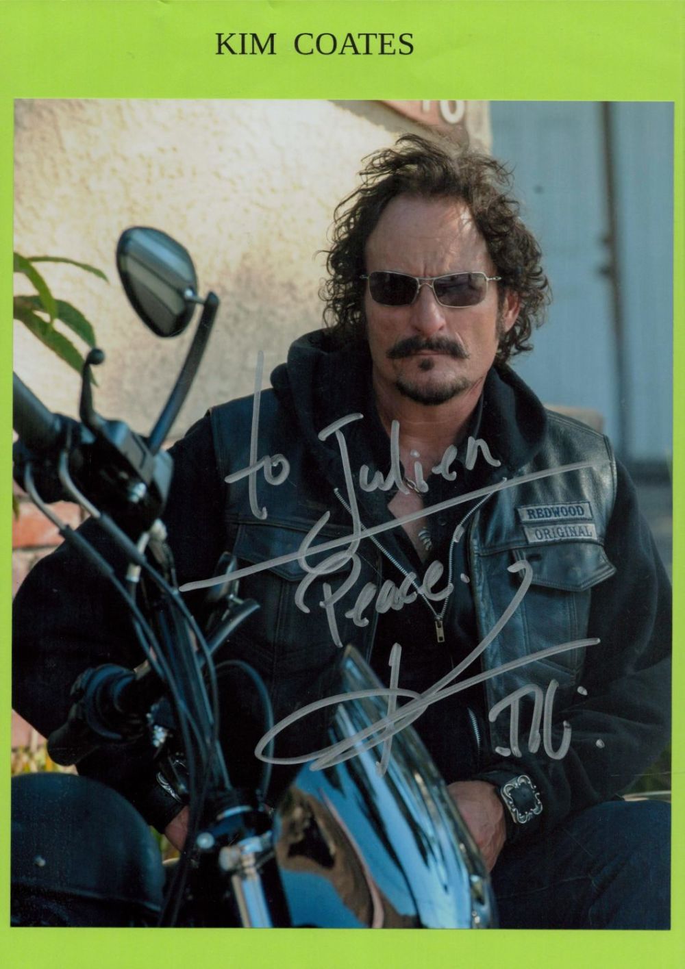 Lot 197: Julie Benz signed colour photo. Dedicated. promo. Rambo....