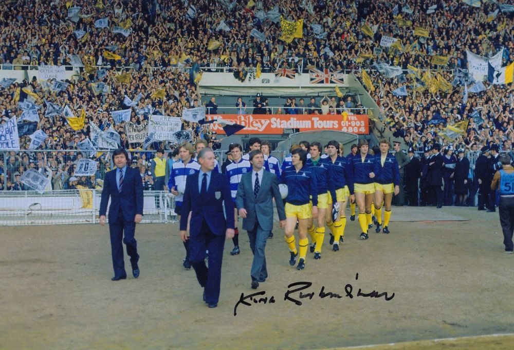 Lot 431: Autographed JIMMY ROBERTSON 12 x 8 photo :...