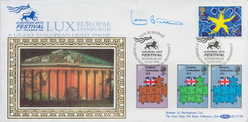 Lot 469: Sir David Steel signed Scotland first pictorial issue...