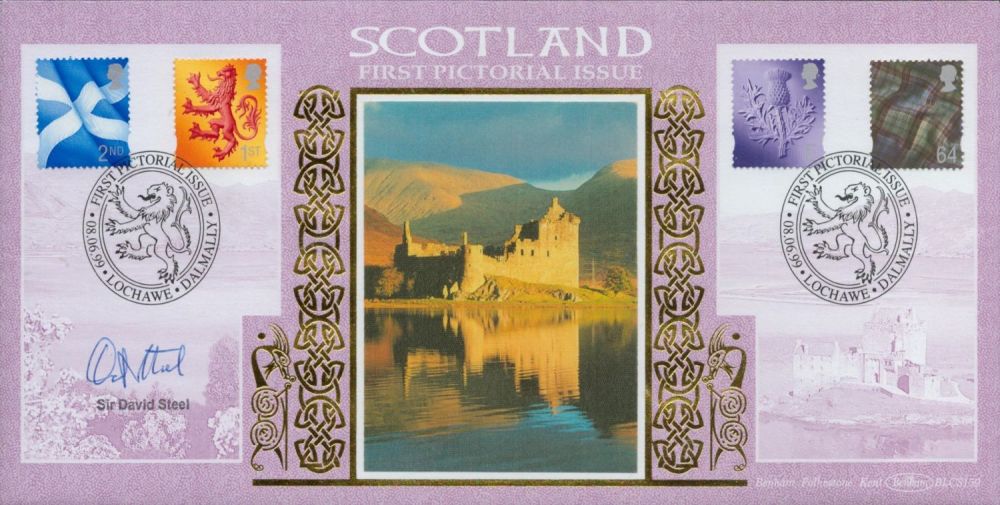 Lot 472: Michael German OBE signed Wales first pictorial issue...