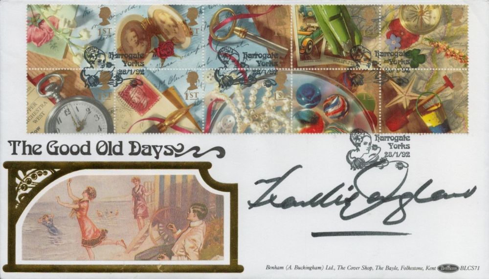Lot 490: Sir Harry Secombe CBE signed Christmas Carol FDC....
