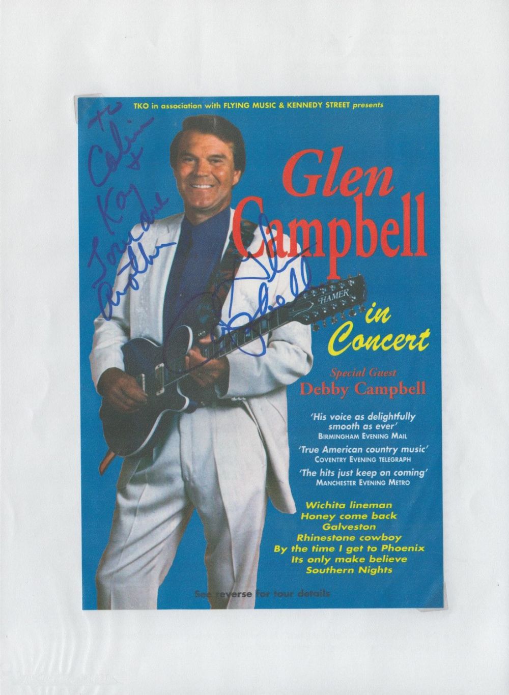Lot 533: Mike Batt signed 6x4 colour photo. Good condition....