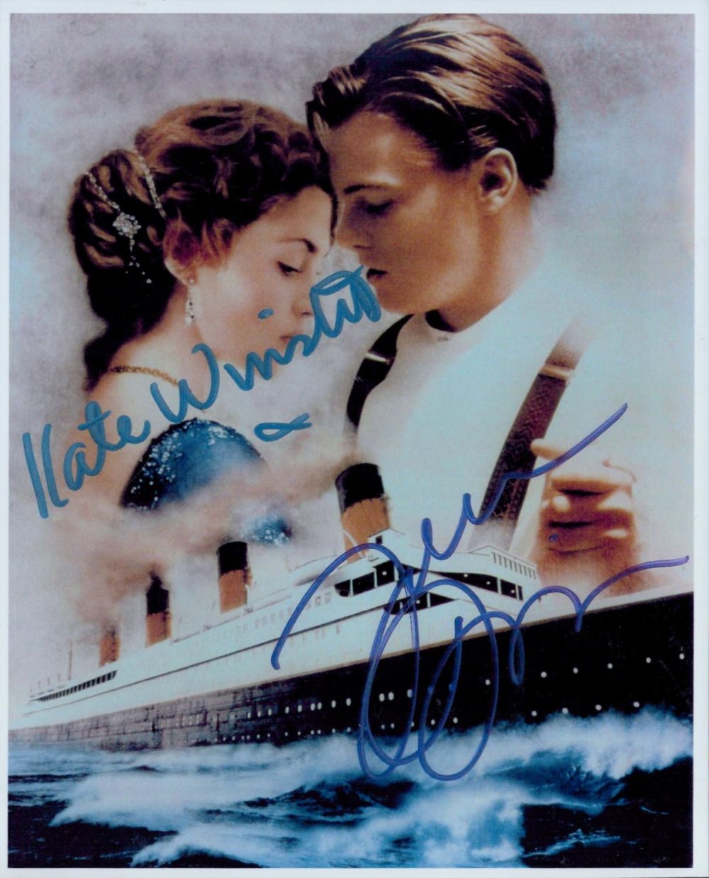 Lot 563: Signed Kate Winslet Colour Photo. An English Actress....