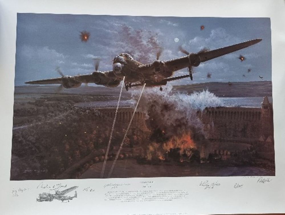 Lot 104: WW2 Colour Print Titled Primary Target by Philip...