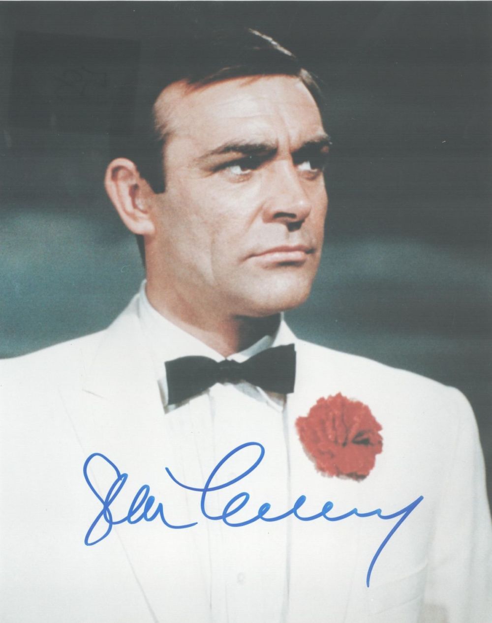 Lot 58: Sean Connery signed 10x8 inch James Bond colour...