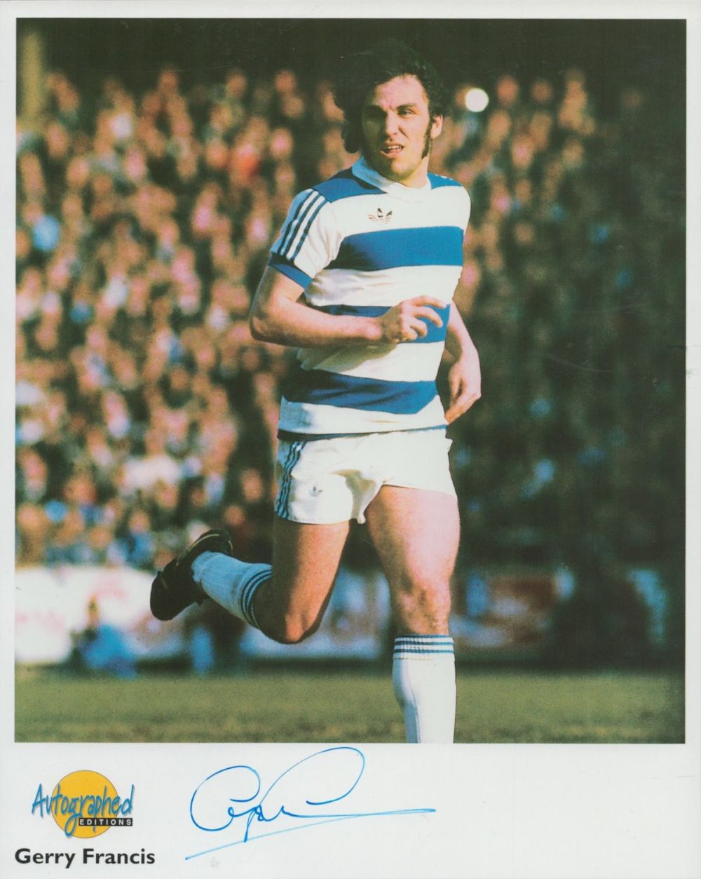 Lot 102: Gerry Francis signed 10x8 inch Queens Park Rangers...