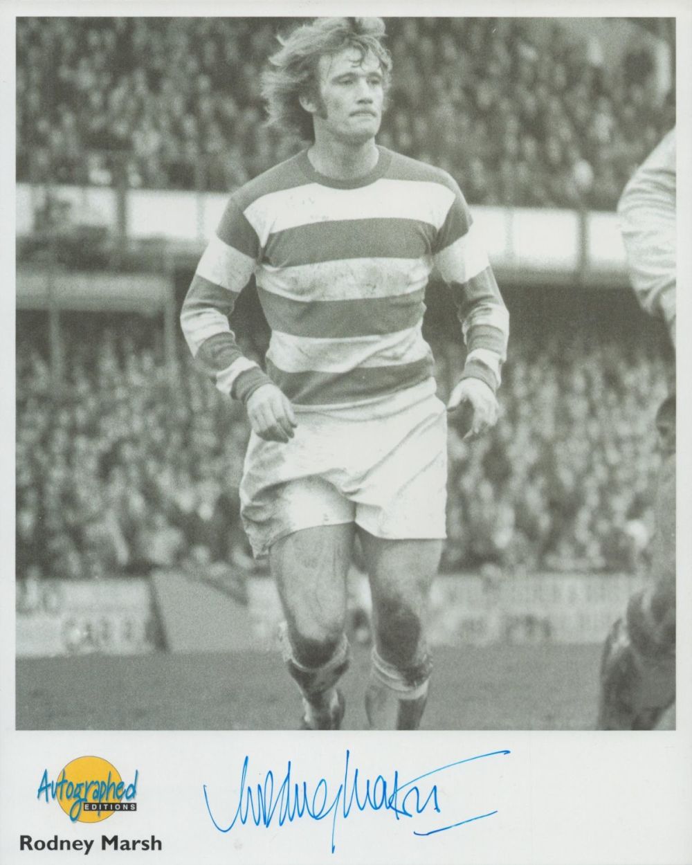 Lot 103: Rodney Marsh signed 10x8 inch Queens Park Rangers...