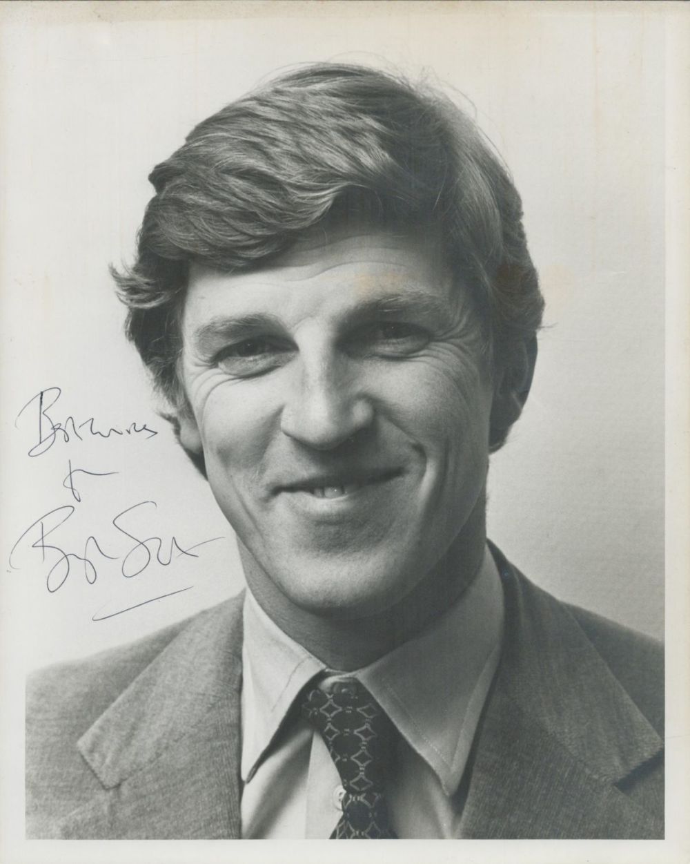 Lot 109: Brough Scott signed 10x8 vintage black and white...