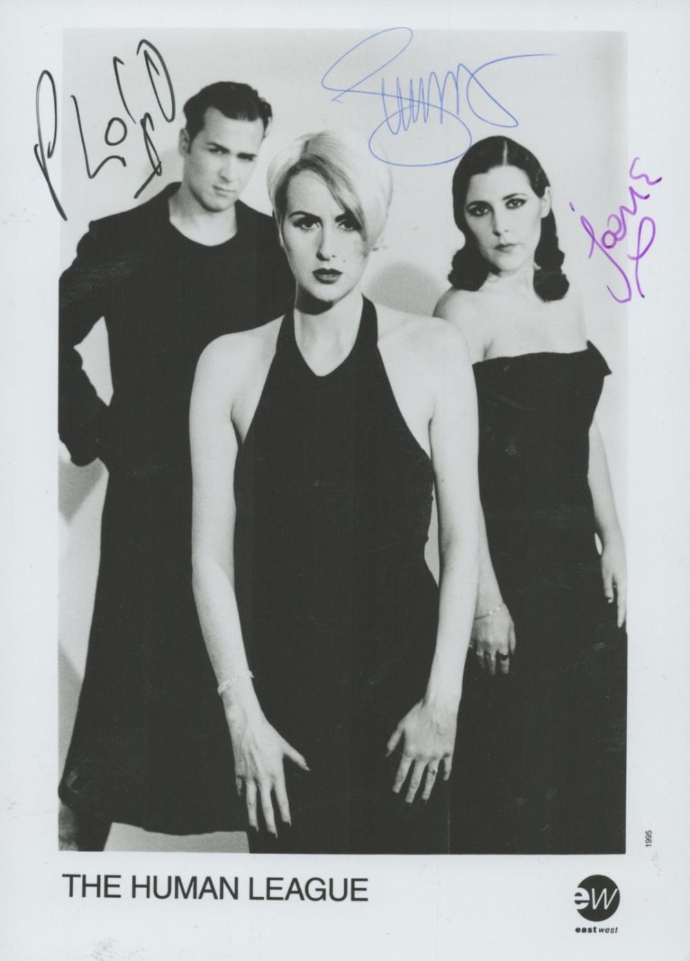 Lot 124: The Human League multi signed 7x5 inch promo...