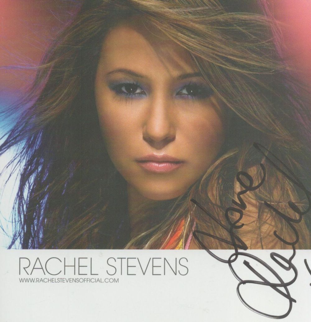 Lot 138: Rachel Stevens signed 5x5 inch colour promo photo....
