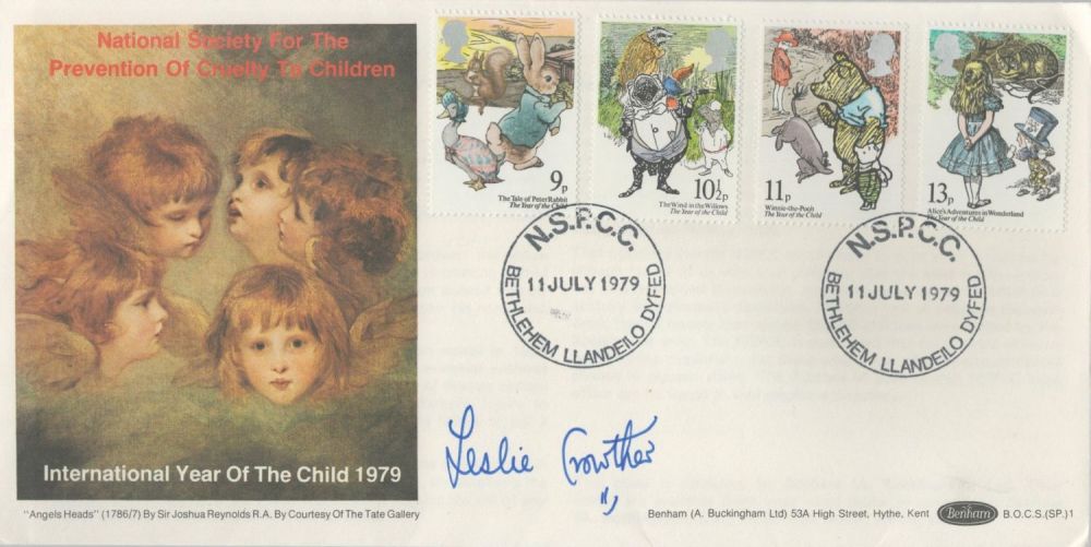 Lot 168: Leslie Crowther signed National society for the prevention...