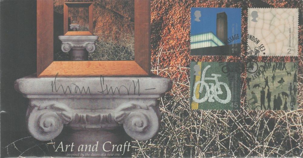 Lot 169: Brian Sewell signed arts and crafts FDC. 4...