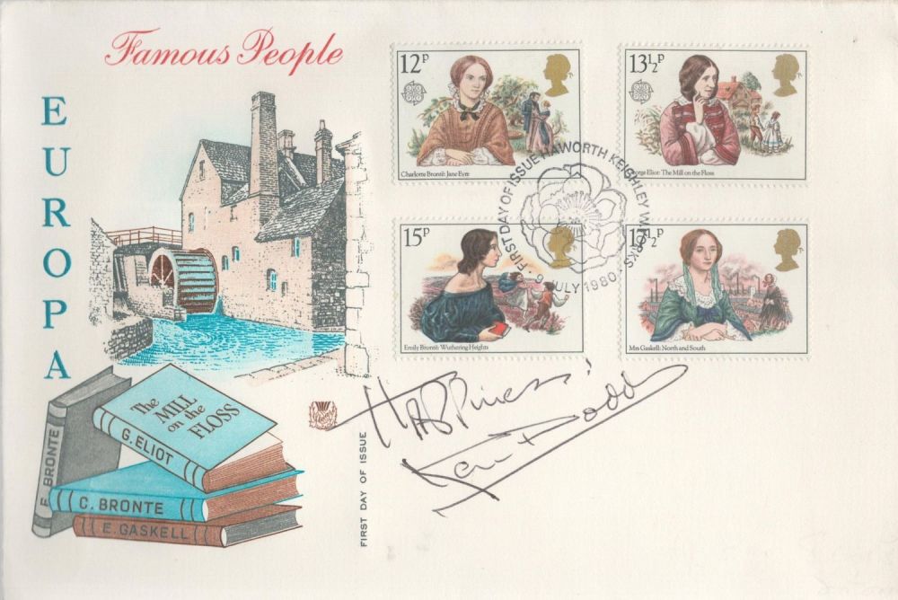 Lot 170: Ken Dodd signed Famous People Europa FDC. 4...