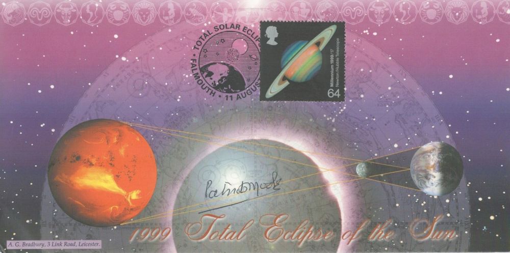 Lot 172: Patrick Moore signed 1999 Total eclipse of the...