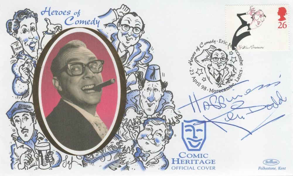 Lot 175: Ken Dodd signed Heroes of Comedy comic heritage...