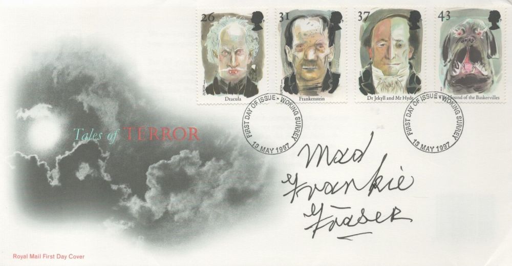 Lot 179: Frankie Fraser signed Tales of Terror FDC. 4...