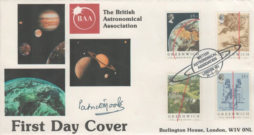Lot 187: Patrick Moore signed The British Astronomical Association FDC.4...