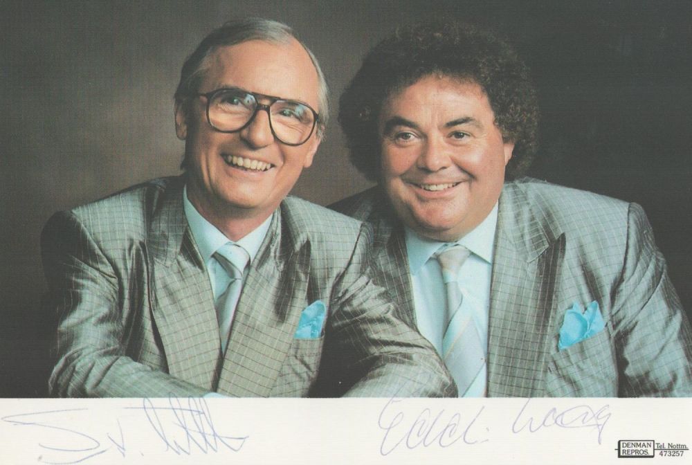 Lot 197: Little and Large signed 6x4 colour photo. Good...
