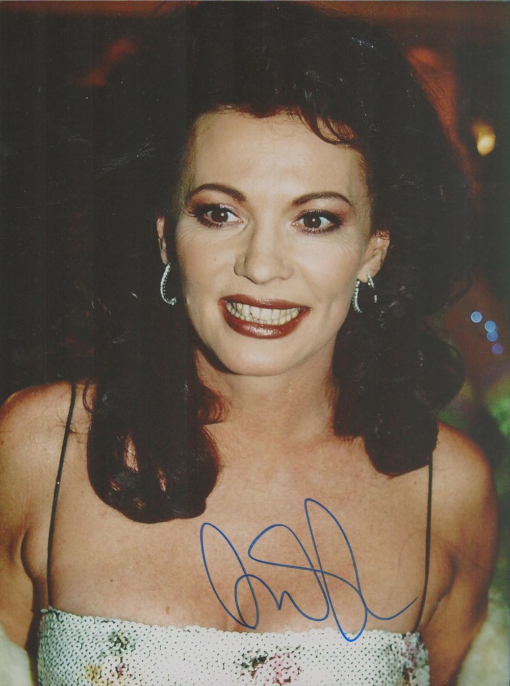 Lot 212: Iris Berben signed 10x8 inch colour photo. Iris...