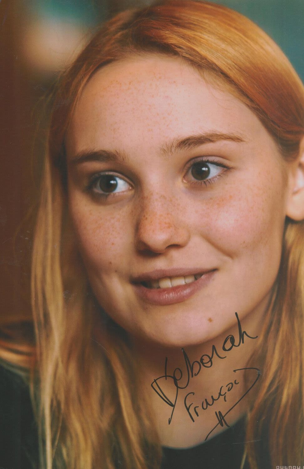 Lot 216: Deborah Francois signed 12x8 inch colour photo. Deborah...