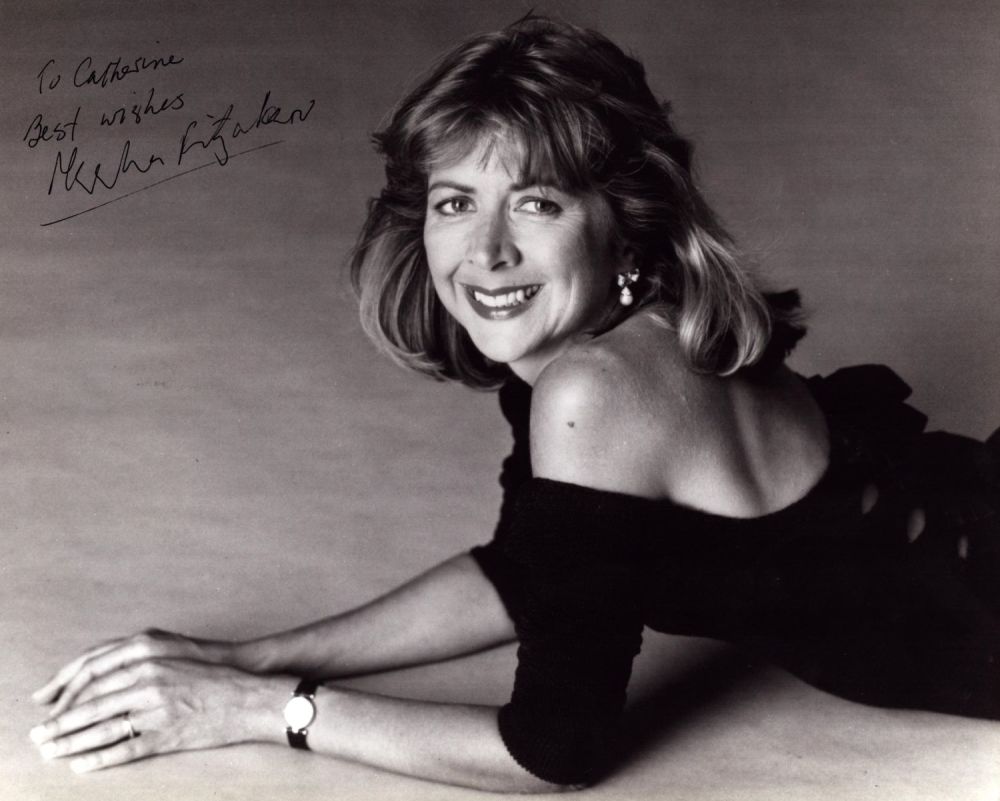Lot 233: British Actress Marsha Fitzalan signed 10 x 8...