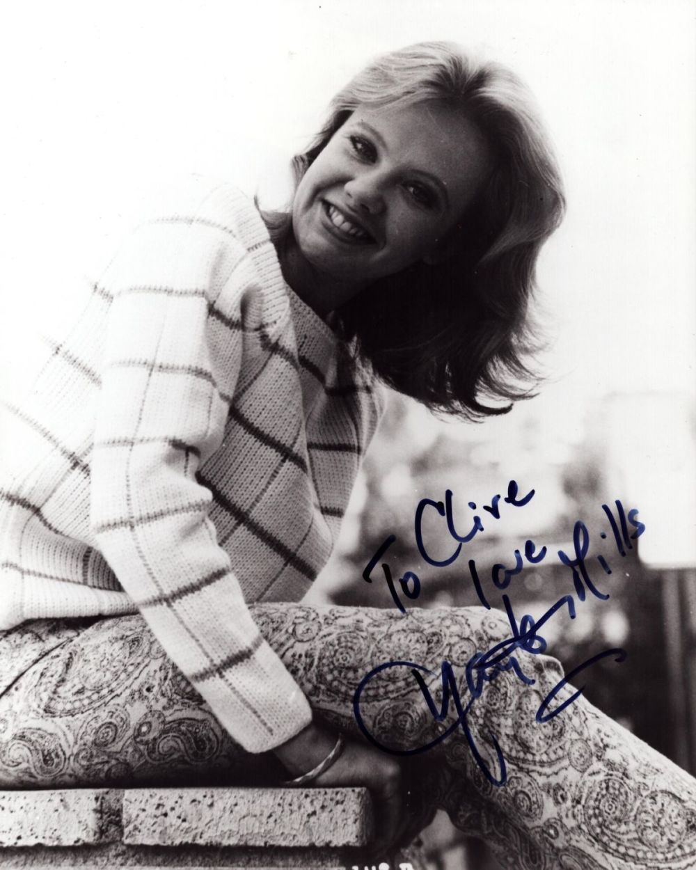 Lot 236: British Actress Hayley Mills signed 10 x 8...