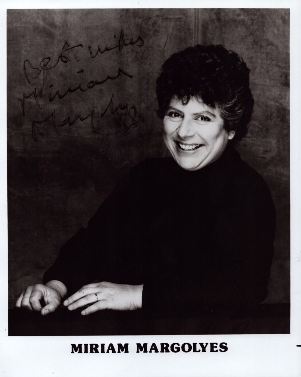 Lot 244: British-Australian Actress Miriam Margolyes OBE signed 10 x...