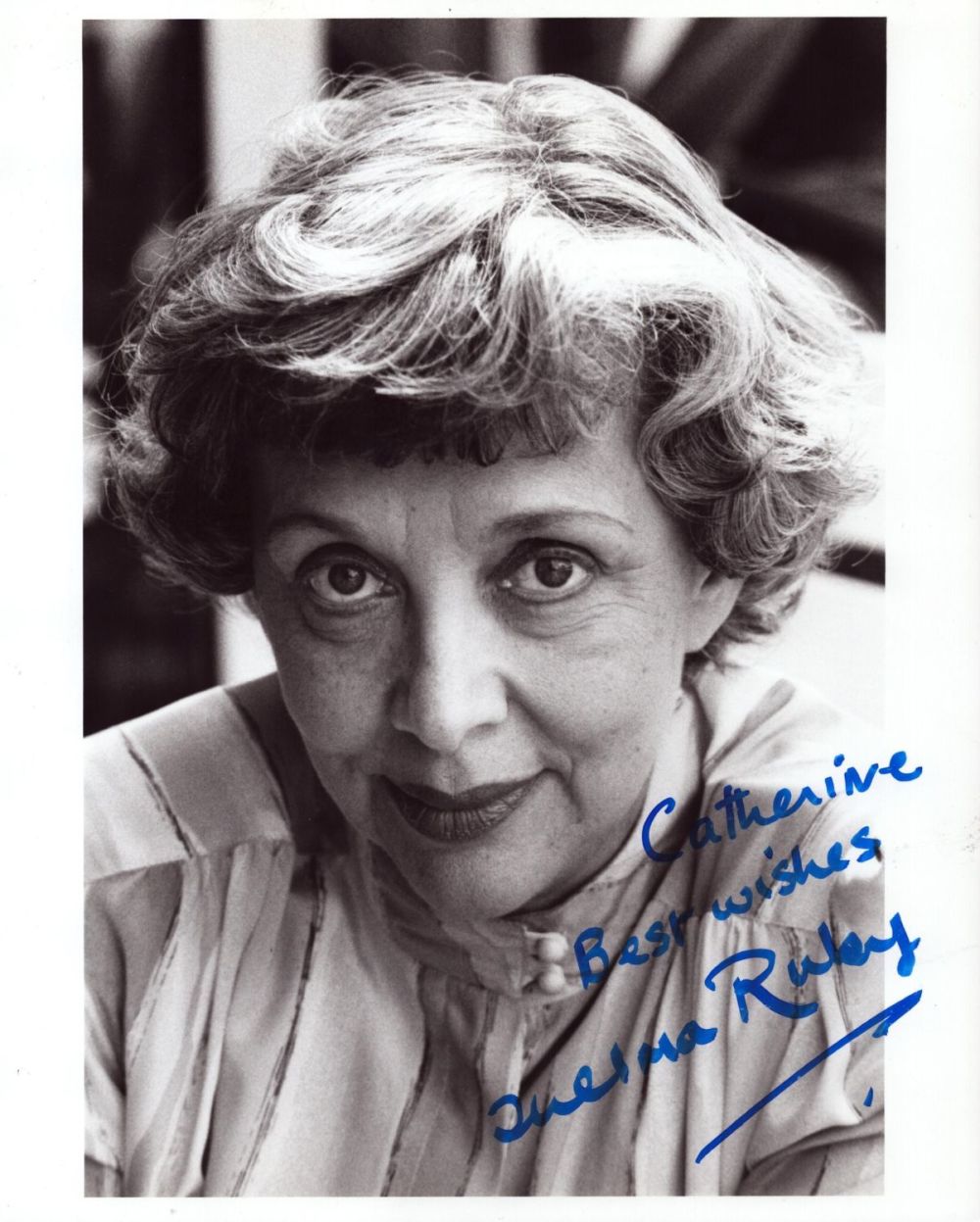 Lot 251: British Actress Thelma Ruby signed 10 x 8...