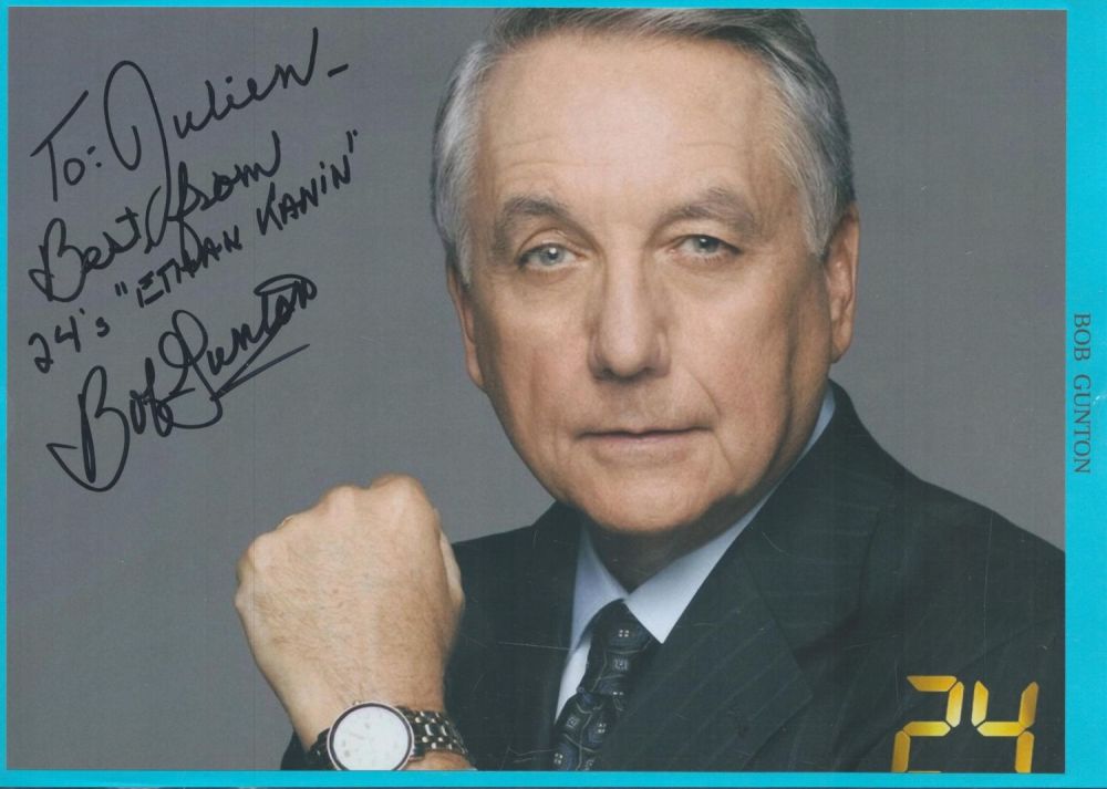 Lot 267: Anna Brewster and Bob Gunton signed separate 12...