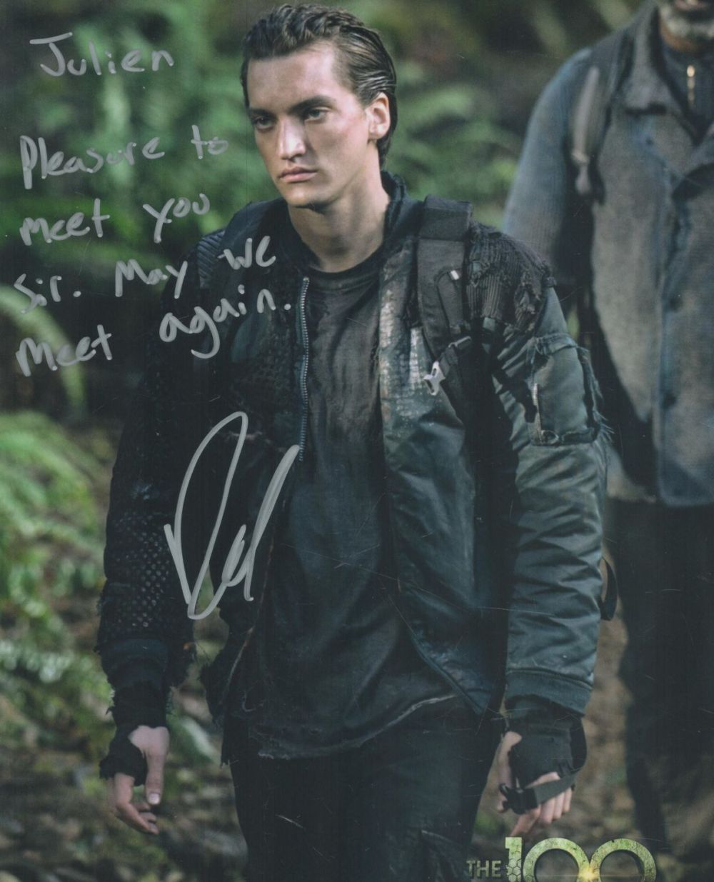 Lot 276: Richard Harmon (The 100) signed 10 x 8...