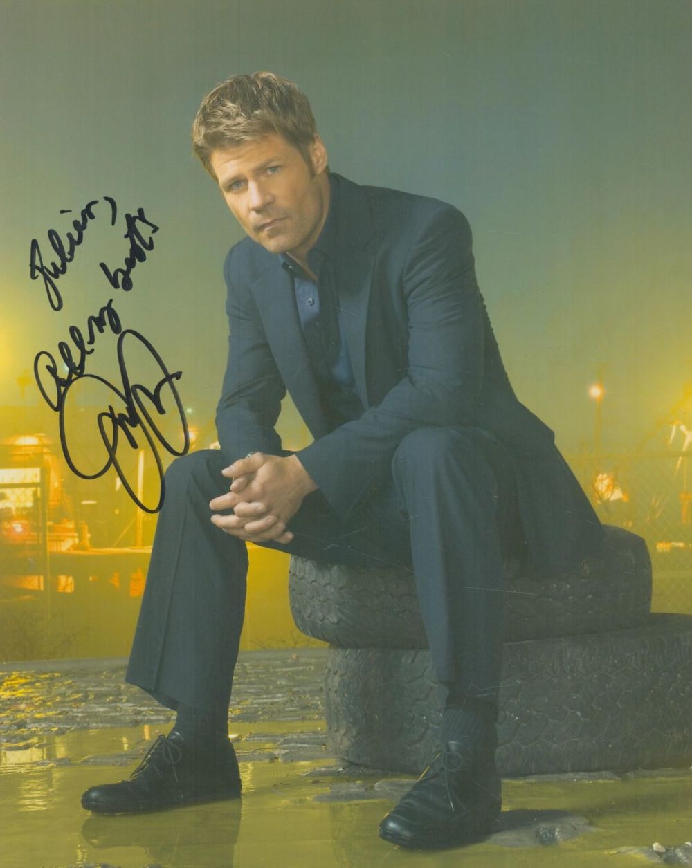 Lot 280: Joel Gretsch signed 10 x 8 inch colour...